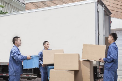 Careful loading and unloading during a commercial move in Roehampton