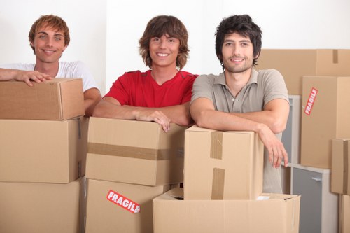 Waste and unwanted items being sorted for compliant disposal