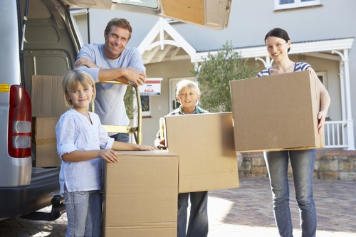Moving truck support for local business relocations in Roehampton