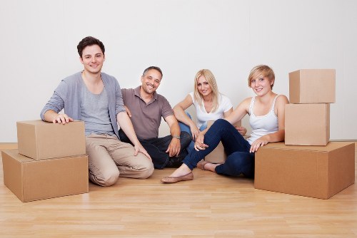 Team completing a safe and organised removal job