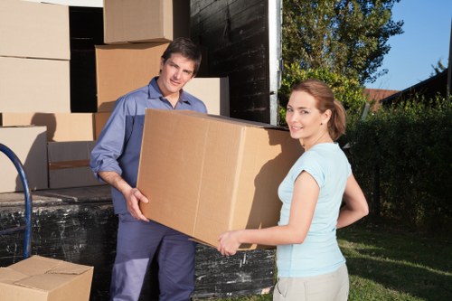 Safe unloading and placement of furniture at a Roehampton property